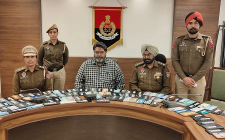 ਜਿਲ੍ਹਾ ਸ਼੍ਰੀ ਮੁਕਤਸਰ ਸਾਹਿਬ ਪੁਲਿਸ ਵੱਲੋਂ ਪਬਲਿਕ ਦੇ ਗੁੰਮ ਹੋਏ ਕਰੀਬ 150 ਮੋਬਾਇਲ ਫੋਨ ਕੀਤੇ ਟਰੇਸ