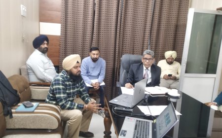 ਜਿਲ੍ਹਾ ਟਾਸਕਫੋਰਸ (ਇਮੂਨਾਇਜ਼ੇਸ਼ਨ) ਕਮੇਟੀ ਵੱਲੋਂ HPV Vaccination ਸਬੰਧੀ ਕੀਤੀ ਗਈ ਮੀਟਿੰਗ