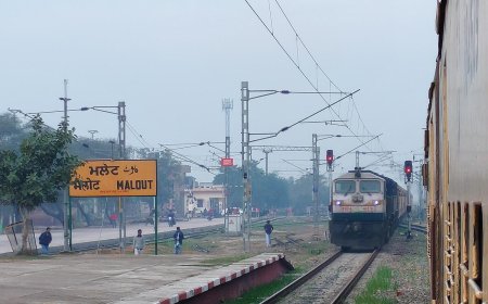 ਖੁਸ਼ਖਬਰੀ- ਮਲੋਟ ਤੋਂ ਆਗਰਾ ਲਈ ਹਫਤਾਵਾਰੀ ਵਿਸ਼ੇਸ਼ ਰੇਲਗੱਡੀ ਹੋਵੇਗੀ ਸ਼ੁਰੂ