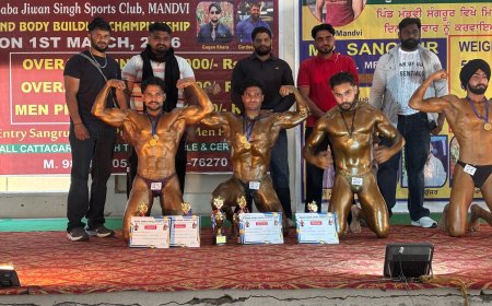 ਨਵੀ ਫਿਟਨੈਂਸ ਕਲੱਬ ਮਲੋਟ ਦੇ ਸੰਚਾਲਕ ਨੇ ਫਿਰ ਚਮਕਾਇਆ ਮਲੋਟ ਦਾ ਨਾਮ