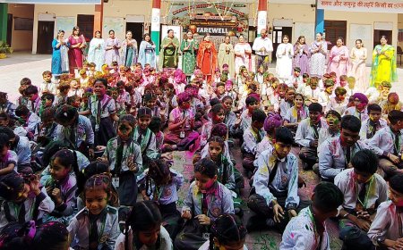 ਚੰਦਰ ਮਾਡਲ ਹਾਈ ਸਕੂਲ ਮਲੋਟ 'ਚ ਉਤਸ਼ਾਹ ਨਾਲ ਮਨਾਇਆ ਹੋਲੀ ਦਾ ਤਿਉਹਾਰ