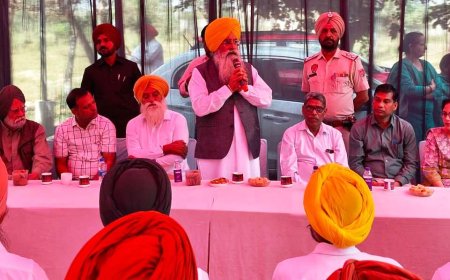 ਕੈਬਨਿਟ ਮੰਤਰੀ ਗੁਰਮੀਤ ਸਿੰਘ ਖੁੱਡੀਆਂ ਵੱਲੋਂ ਸਰਾਵਾਂ ਬੋਦਲਾਂ ਸੀ.ਐਚ.ਸੀ ਵਿੱਚ ਮੈਡੀਕਲ ਕੈਂਪ ਅਤੇ ਲੈਬ ਦਾ ਉਦਘਾਟਨ