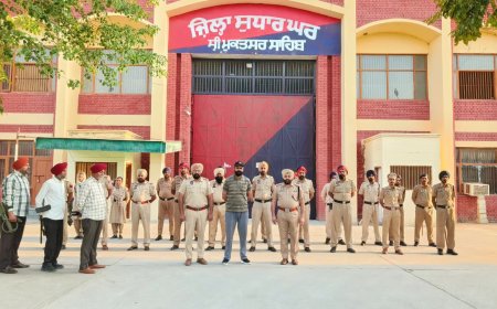 ਸ਼੍ਰੀ ਮੁਕਤਸਰ ਸਾਹਿਬ ਪੁਲਿਸ ਵੱਲੋਂ ਸੁਧਾਰ ਘਰ (ਜੇਲ੍ਹ) ਅੰਦਰ ਸਰਚ ਅਭਿਆਨ