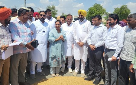 ਮਲੋਟ ਵਿੱਚ ਕੈਬਨਿਟ ਮੰਤਰੀ ਡਾ. ਬਲਜੀਤ ਕੌਰ ਨੇ ਕਣਕ ਦੀ ਖਰੀਦ ਕਰਵਾਈ ਸ਼ੁਰੂ