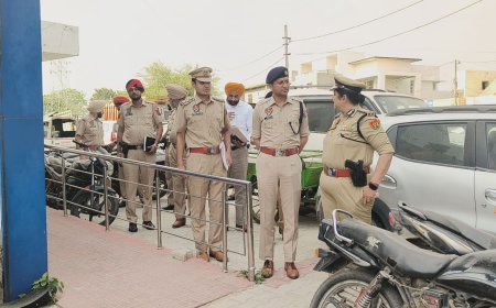 ਆਈ.ਜੀ ਫਰੀਦਕੋਟ ਅਤੇ ਐੱਸ.ਐੱਸ.ਪੀ ਸ਼੍ਰੀ ਮੁਕਤਸਰ ਸਾਹਿਬ ਵੱਲੋਂ ਥਾਣਾ ਸਦਰ ਸ਼੍ਰੀ ਮੁਕਤਸਰ ਸਾਹਿਬ ਦੀ ਅਚਨਚੇਤ ਚੈਕਿੰਗ