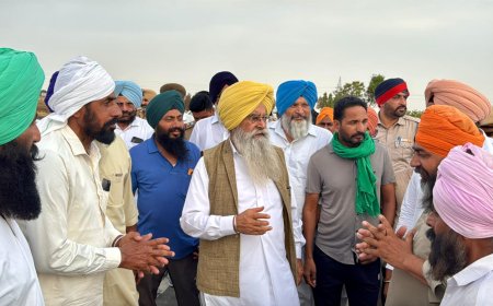 ਕੈਬਨਿਟ ਮੰਤਰੀ ਸ. ਗੁਰਮੀਤ ਸਿੰਘ ਖੁੱਡੀਆਂ ਵੱਲੋਂ ਅੱਗ ਦੀਆਂ ਘਟਨਾਵਾਂ ਨਾਲ ਨੁਕਸਾਨੀ ਫਸਲਾਂ ਦਾ ਲਿਆ ਜਾਇਜ਼ਾ