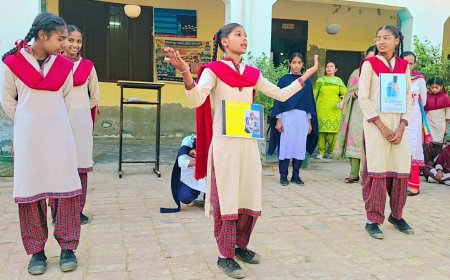 ਸਰਕਾਰੀ ਸੀਨੀਅਰ ਸੈਕੰਡਰੀ ਸਕੂਲ ਪੰਨੀਵਾਲਾ ਫੱਤਾ ਵਿਖੇ ਵਿਸ਼ਵ ਧਰਤੀ ਦਿਵਸ ਮਨਾਉਂਦਿਆਂ ਖੇਡਿਆ ਗਿਆ ਨਾਟਕ