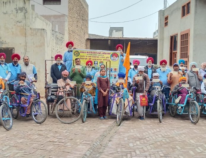 ਸਰਬੱਤ ਦਾ ਭਲਾ ਚੈਰੀਟੇਬਲ ਟਰੱਸਟ ਵੱਲੋਂ 110 ਅੰਗਹੀਣ ਵਿਅਕਤੀਆਂ ਨੂੰ ਦਿੱਤੀ ਵਿੱਤੀ ਸਹਾਇਤਾ