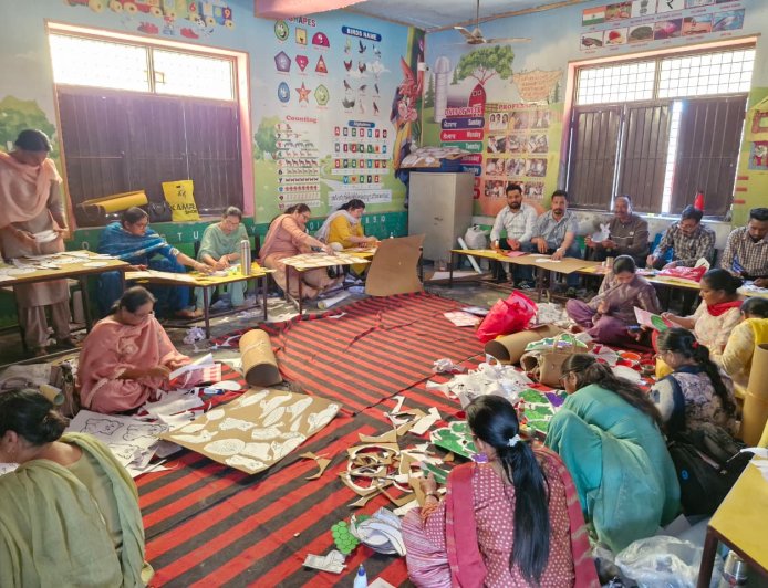 ਸਰਕਾਰੀ ਪ੍ਰਾਇਮਰੀ ਸਕੂਲ ਪਿੰਡ ਮਲੋਟ ਵਿਖੇ ਲਗਾਈ ਗਈ ਪ੍ਰੀ-ਪ੍ਰਾਇਮਰੀ ਅਧਿਆਪਕਾਂ ਦੀ ਵਰਕਸ਼ਾਪ