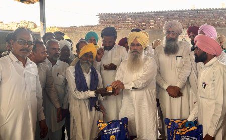ਕੈਬਨਿਟ ਮੰਤਰੀ ਸ. ਗੁਰਮੀਤ ਸਿੰਘ ਖੁੱਡੀਆਂ ਨੇ ਪਿੰਡ ਖੁੱਡੀਆਂ ਗੁਲਾਬ ਸਿੰਘ ਵਿਖੇ ਮੇਰੀ ਰਸੋਈ ਸਕੀਮ ਤਹਿਤ ਫੂਡ ਕਿੱਟਾਂ ਦੀ ਵੰਡ ਦੀ ਕੀਤੀ ਸ਼ੁਰੂਆਤ