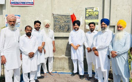 ਚੇਅਰਮੈਨ ਸੁਖਜਿੰਦਰ ਸਿੰਘ ਕਾਉਣੀ ਨੇ ਪਿੰਡ ਧੂੜਕੋਟ ਵਿੱਚ ਸੀ.ਸੀ.ਟੀ.ਵੀ ਕੈਮਰਿਆਂ ਦਾ ਕੀਤਾ ਉਦਘਾਟਨ