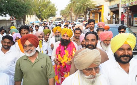 ਰਣਧੀਰ ਸਿੰਘ ਧੀਰਾ ਖੁੱਡੀਆਂ ਦੇ ਲੰਬੀ ਹਲਕੇ ਵਿੱਚ ਪਹੁੰਚਣ ਤੇ ਇਲਾਕਾ ਨਿਵਾਸੀਆਂ ਨੇ ਗਰਮਜੋਸ਼ੀ ਨਾਲ ਕੀਤਾ ਸਵਾਗਤ