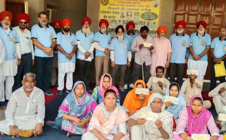 ਸਰਬੱਤ ਦਾ ਭਲਾ ਚੈਰੀਟੇਬਲ ਟਰੱਸਟ ਨੇ ਲੋੜਵੰਦਾਂ ਨੂੰ ਦਿੱਤੀ ਸਹਾਇਤਾ ਰਾਸ਼ੀ