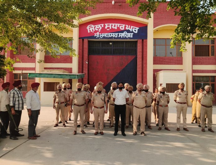 ਸ਼੍ਰੀ ਮੁਕਤਸਰ ਸਾਹਿਬ ਪੁਲਿਸ ਵੱਲੋਂ ਸੁਧਾਰ ਘਰ (ਜੇਲ੍ਹ) ਅੰਦਰ ਚਲਾਇਆ ਸਰਚ ਅਭਿਆਨ