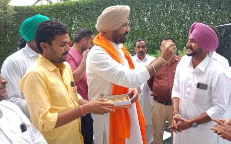 ਰਾਜਾ ਵੜਿੰਗ ਦੇ ਪ੍ਰਧਾਨ ਬਣਨ 'ਤੇ ਕਾਂਗਰਸੀ ਆਗੂਆਂ ਨੇ ਮਨਾਈ ਖੁਸ਼ੀ