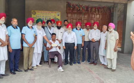 ਐਕਸੀਡੈਂਟ ਦੌਰਾਨ ਨਕਾਰਾ ਹੋਏ ਵਿਅਕਤੀ ਦੇ ਪਰਿਵਾਰ ਦੀ ਡਾ. ਓਬਰਾਏ ਨੇ ਫ਼ੜੀ ਬਾਂਹ