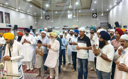ਸੁਖਬੀਰ ਸਿੰਘ ਬਾਦਲ ਦੀ ਤੰਦਰੁਸਤੀ ਅਤੇ ਚੜ੍ਹਦੀਕਲਾ ਲਈ ਹਰਪ੍ਰੀਤ ਸਿੰਘ ਕੋਟਭਾਈ ਤੇ ਸਮੂਹ ਸੰਗਤਾਂ ਨੇ ਗੁਰਦੁਆਰਾ ਭਾਈ ਜਗਤਾ ਜੀ ਵਿਖੇ ਕੀਤੀ ਅਰਦਾਸ