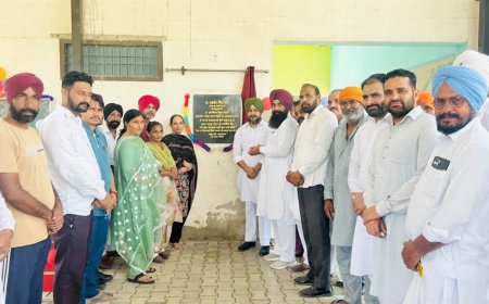 ਸੁਖਣਾ ਅਬਲੂ ਦੇ ਸਰਕਾਰੀ ਸਕੂਲ ਨੂੰ ਮਿਲੀ 5.50 ਲੱਖ ਦੀ ਲਾਗਤ ਨਾਲ ਨਵੀਂ ਰਸੋਈ ਤੇ ਕਿਚਨ ਸ਼ੈੱਡ ਦੀ ਸਹੂਲਤ