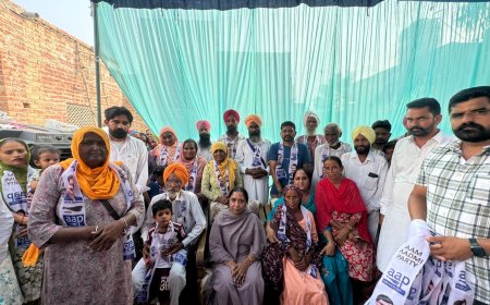 ਪਿੰਡ ਮਹਾਂਬੱਧਰ ਦੇ ਕਈ ਪਰਿਵਾਰ ਸ਼੍ਰੋਮਣੀ ਅਕਾਲੀ ਦਲ ਛੱਡ ਕੇ ਆਮ ਆਦਮੀ ਪਾਰਟੀ ਵਿੱਚ ਸ਼ਾਮਿਲ