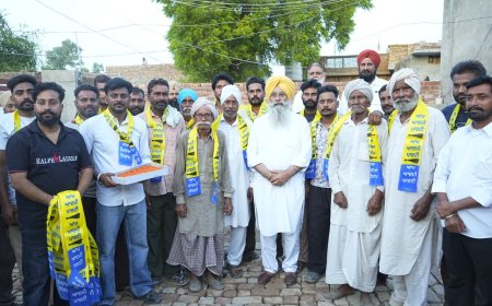 ਪਿੰਡ ਕੋਲਿਆਂਵਾਲੀ ਦੇ 34 ਪਰਿਵਾਰ ਕੈਬਨਿਟ ਮੰਤਰੀ ਸ. ਖੁੱਡੀਆਂ ਦੀ ਅਗਵਾਈ ’ਚ ਆਮ ਆਦਮੀ ਪਾਰਟੀ ਵਿੱਚ ਸ਼ਾਮਿਲ
