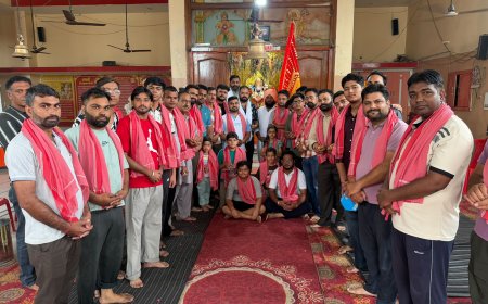 ਮਲੋਟ ਤੋਂ 6ਵੀਂ ਪੈਦਲ ਯਾਤਰਾ ਸਾਲਾਸਰ ਲਈ ਹੋਈ ਰਵਾਨਾ