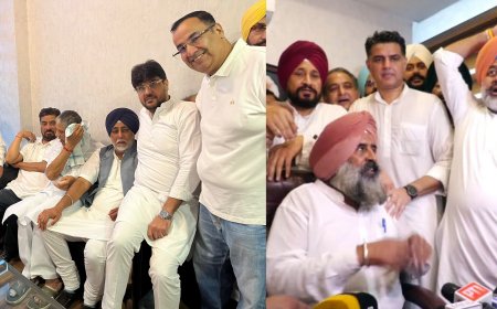 ਕਾਂਗਰਸ ਪ੍ਰਧਾਨ ਦੀ ਤਾਜਪੋਸ਼ੀ ਸਮਾਗਮ ਵਿੱਚ ਹਲਕਾ ਲੰਬੀ ਤੋਂ ਰਾਣਾ ਚਾਹਲ ਦੀ ਅਗਵਾਈ ਵਿੱਚ ਵਰਕਰਾਂ ਵੱਲੋਂ ਸ਼ਮੂਲੀਅਤ