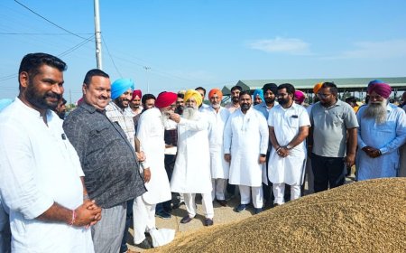 ਖੇਤੀਬਾੜੀ ਮੰਤਰੀ ਖੁੱਡੀਆਂ ਵੱਲੋਂ ਪੰਨੀਵਾਲਾ, ਆਲਮਵਾਲਾ ਅਤੇ ਮਿੱਡਾ ਵਿਖੇ ਕਰਵਾਈ ਗਈ ਝੋਨੇ ਦੀ ਖਰੀਦ ਦੀ ਸ਼ੁਰੂਆਤ