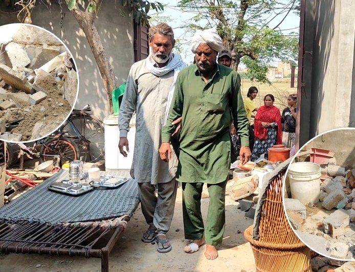 ਮਲੋਟ ਦੇ ਵਾਰਡ ਨੰਬਰ 26 ਵਿੱਚ ਇੱਕ ਗਰੀਬ ਘਰ ਦੀ ਡਿੱਗੀ ਛੱਤ, ਕੁੱਝ ਦਿਨ ਪਹਿਲਾਂ ਹੀ ਜਵਾਨ ਪੁੱਤ ਦੀ ਹੋਈ ਸੀ ਮੌਤ, ਪਰਿਵਾਰ ਨੇ ਮੱਦਦ ਦੀ ਕੀਤੀ ਅਪੀਲ