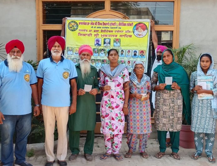 ਸ਼੍ਰੀ ਮੁਕਤਸਰ ਸਾਹਿਬ ਵਿੱਚ ਸਰਬੱਤ ਦਾ ਭਲਾ ਚੈਰੀਟੇਬਲ ਟਰੱਸਟ ਨੇ ਲੋੜਵੰਦ ਮਰੀਜ਼ਾਂ ਦੀ ਫੜੀ ਬਾਂਹ